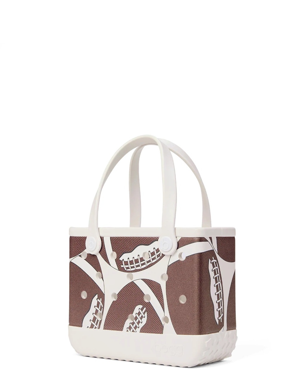 BOGG BAG Brown and White Graphic Mini Tote 🏈